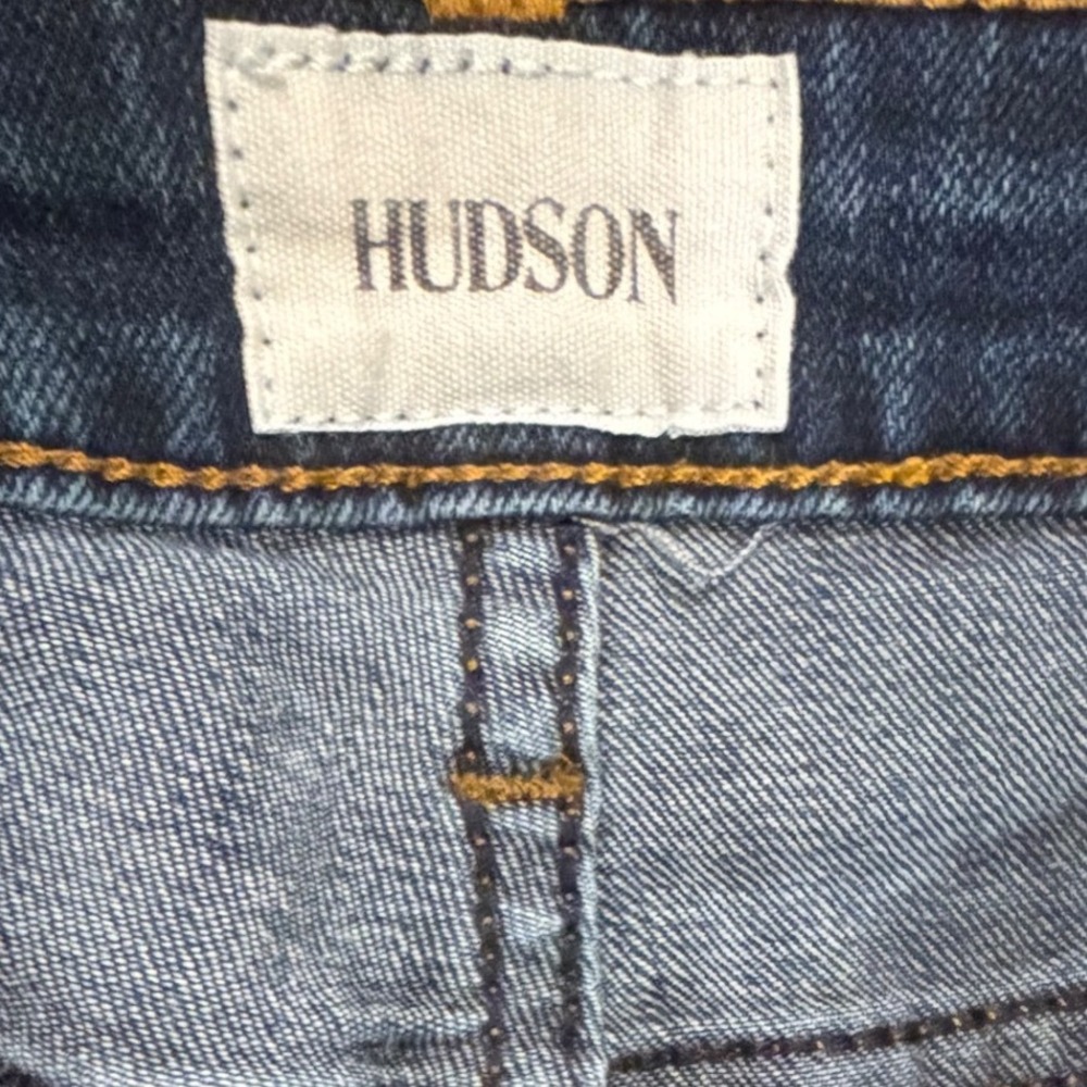 Hudson Harkin Super Skinny Jeans Dark Wash Indigo Denim Womens Boho Blogger 27 - Picture 3 of 4